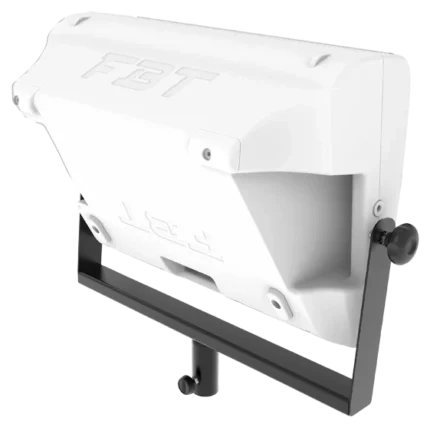 FBT SM-S 12 StageMaxX 12MA monitor speaker stand shown from side angle with adjustable mounting bracket