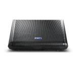 FBT StageMaxX 12MA powered stage monitor wedge speaker shown at angle with control panel visible