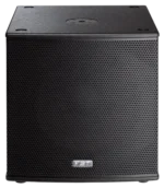 FBT Subline 112SA 12-inch active powered subwoofer with front-facing woofer and control panel