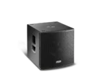 FBT SUBLINE 112SA powered subwoofer showing rear panel connections and controls detail