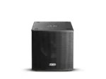 FBT SUBLINE 112SA 12-inch active powered subwoofer shown from side angle with control panel visible