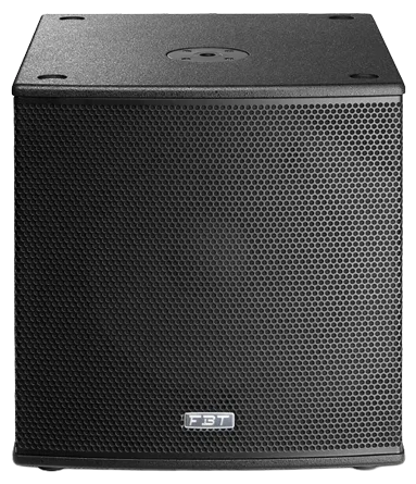 FBT Subline 115SA powered subwoofer with 15-inch driver and front-facing controls