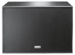FBT Subline 218SA dual 18-inch active powered subwoofer front panel with controls