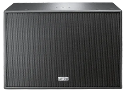 FBT Subline 218SA dual 18-inch active powered subwoofer front panel with controls