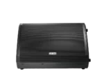 FBT VENTIS 112MA powered stage monitor wedge speaker shown at angle with control panel visible