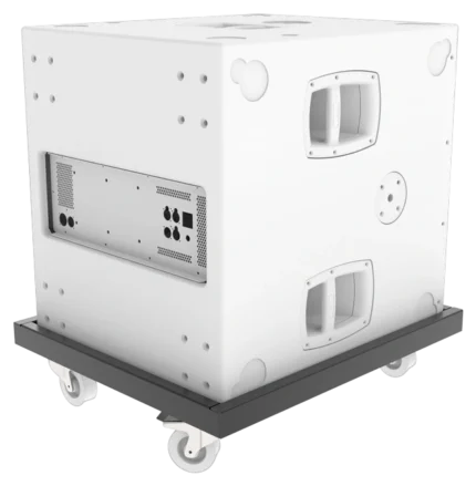 FBT Vertus HA 118 subwoofer with T-bar yoke mounting bracket front view