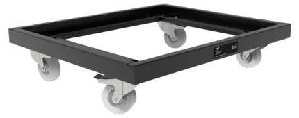 FBT Vertus HA 118 subwoofer with T-bar yoke mounting bracket attachment detail