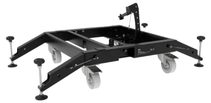 FBT Vertus HA 406 column array speaker system with T-bar mounting yoke assembly