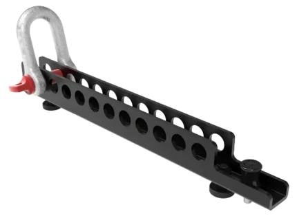 FBT Vertus HA single flybar hardware kit showing mounting brackets and attachment components