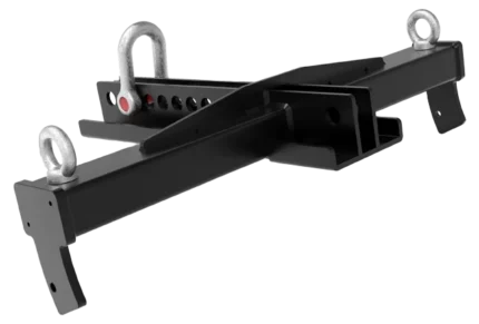 FBT Vertus HA flybar rigging frame showing mounting hardware and attachment points