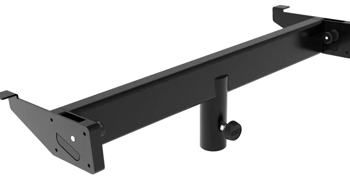 FBT Vertus HA speaker stand accessory showing mounting bracket and adjustment mechanisms