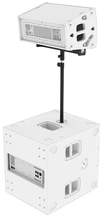 FBT VHA-S 406 Vertus HA speaker stand accessory front view with mounting hardware