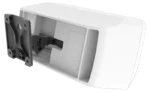 FBT WM-45 4.5 inch column speaker wall bracket shown from side angle with mounting hardware
