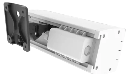 FBT WM-23 wall mount bracket for 2.3 inch column speakers, side angle installation detail