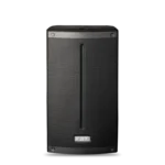 FBT X-Lite 108A compact active portable PA loudspeaker shown from side angle with handle and controls visible