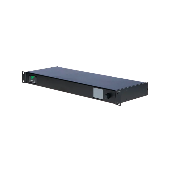 Green-GO Bridge X digital intercom interface system with front panel controls and connectivity ports