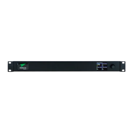 Green-GO Dante X intercom system showcasing advanced Dante networking connectivity and professional audio interface