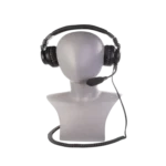 Green-GO GGO digital headset with boom microphone and control interface for professional communications