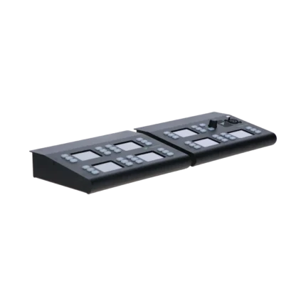 Green-GO Multichannel X desk extension showing channel controls and interface layout
