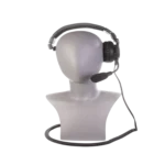 Green-GO single ear headset with boom microphone and comfortable ear cup design for professional communication