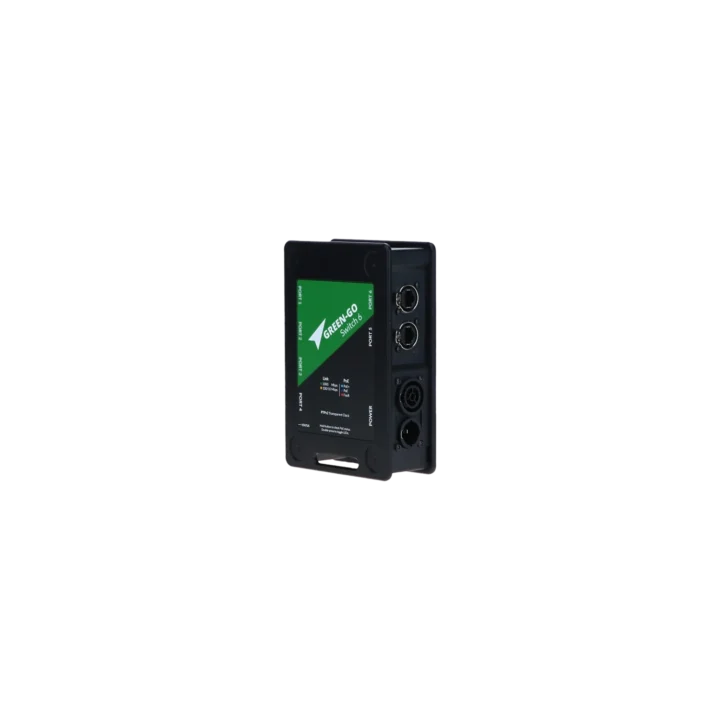 Green-GO Switch 6 digital intercom control unit with illuminated buttons and display panel