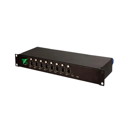 Green-GO Switch 8.1 digital intercom system with eight channels and front-facing control interface