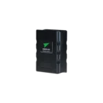 Green-GO wireless antenna front view with mounting bracket and connector ports