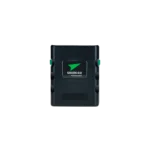 Green-GO Wireless Beltpack X professional communication device shown from side profile angle