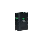 Green-GO Wireless Beltpack X compact two-way radio transceiver side view