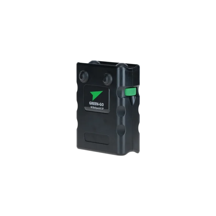 Green-GO Wireless Beltpack X Sport professional wireless communication device front panel
