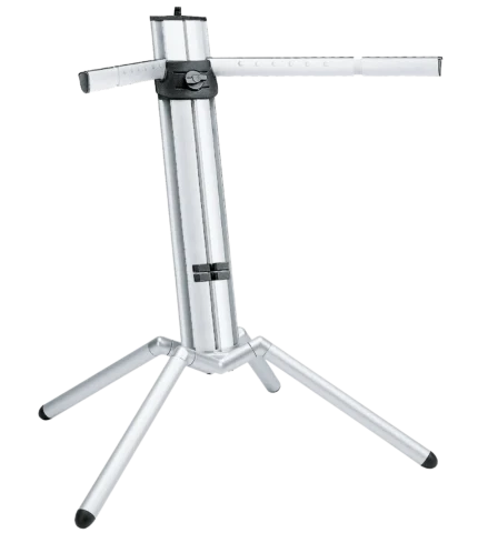K&M Baby Spider Pro keyboard stand with anodized aluminum construction and adjustable legs