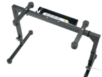 K&M cable organizer rear panel showing cable routing and mounting attachment points