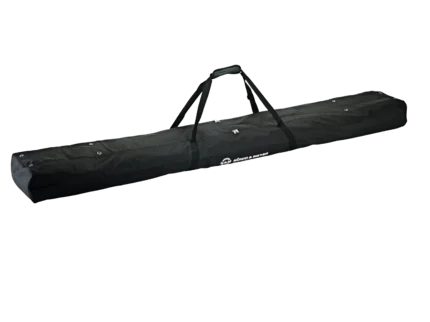 K&M carrying case with reinforced handles and protective padding for professional audio equipment