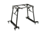 K&M caster set black dimensional diagram showing measurements and specifications for 18810 18860 stands