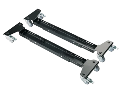 K&M caster set for music stands dimensional specifications and measurements diagram