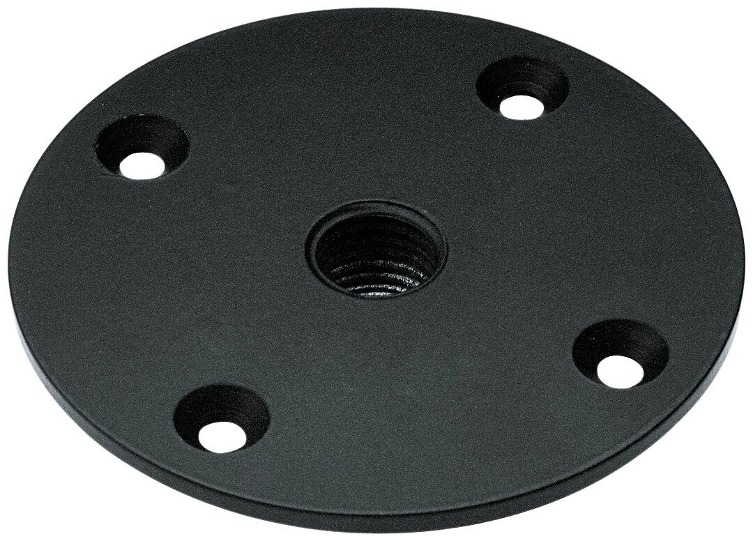 K&M Connector Plate Black Hardware Component K&M black connector plate professional audio mounting hardware component