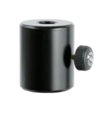 K-M counter weight black metal professional audio equipment accessory front view