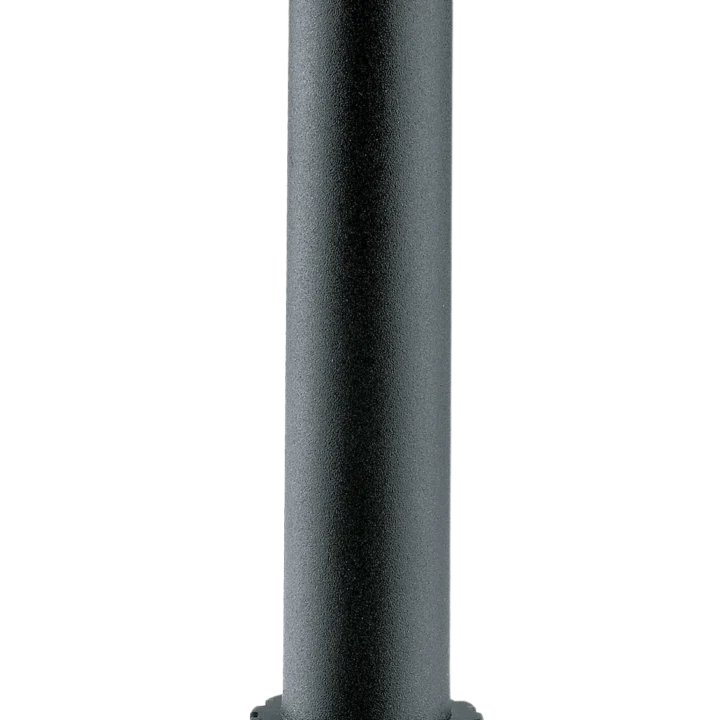 K&M black flute peg replacement part, front view showing threaded design and grip texture