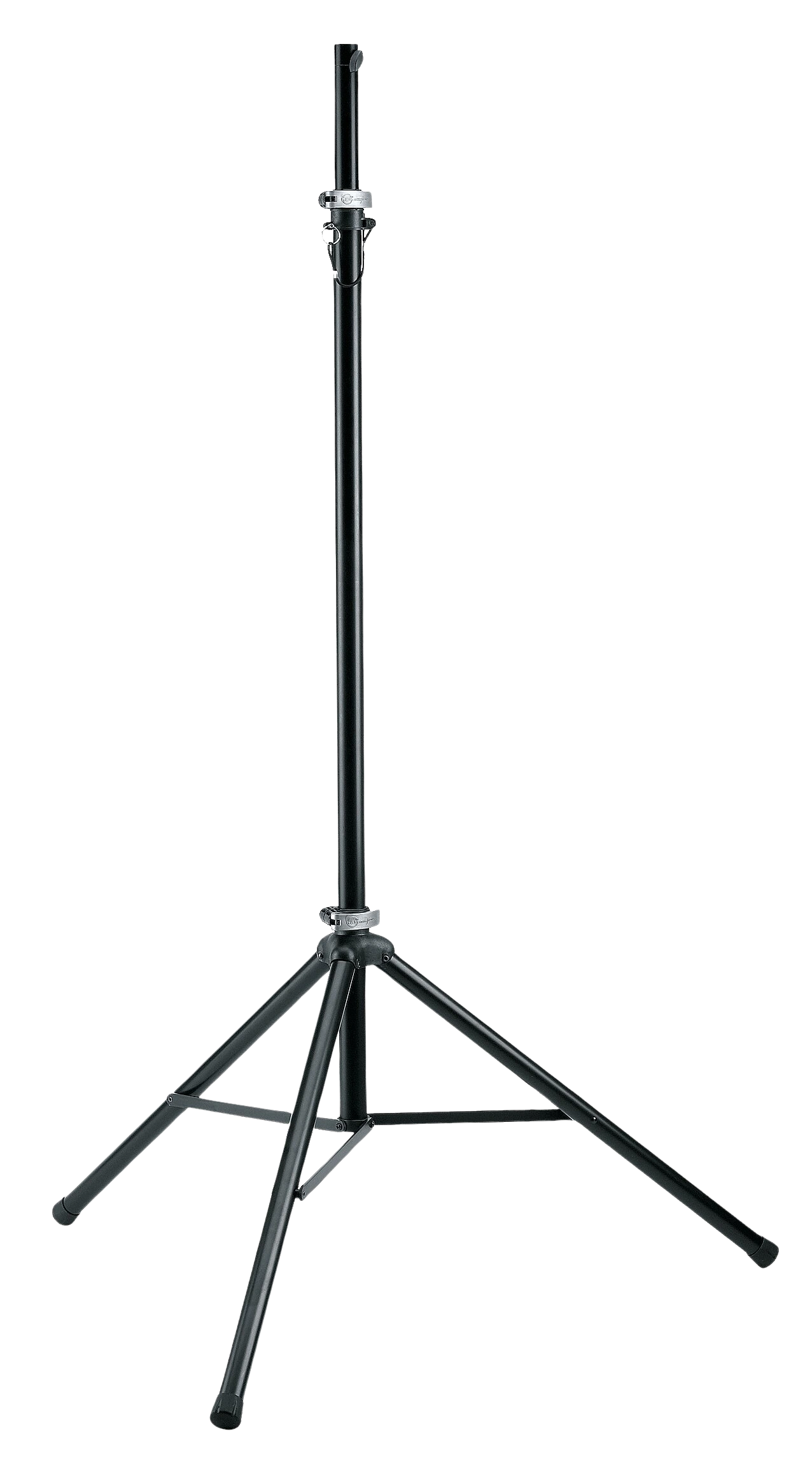 K&M Lighting Stand Black Professional Stage Light Support K&M black lighting stand with adjustable height and stable tripod base for stage lighting