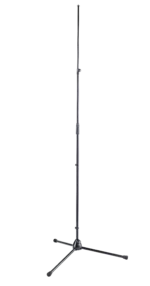 K-M Microphone Stand XL with adjustable boom arm and counterweight system, front view