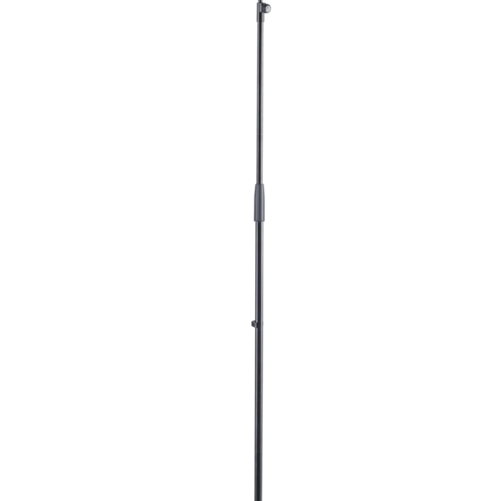 K-M Microphone Stand XL with adjustable boom arm and counterweight system, front view