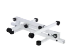 K&M Omega Pro keyboard stand technical dimensional diagram specifications pure white