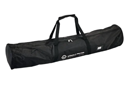 K-M Pro carrying case with reinforced handles and protective padding for professional audio equipment