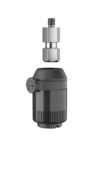 K&M quick release bolt 1/4 inch zinc plated professional mounting hardware detail