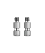 K&M quick release bolt 3/8 inch zinc plated metal hardware component front view