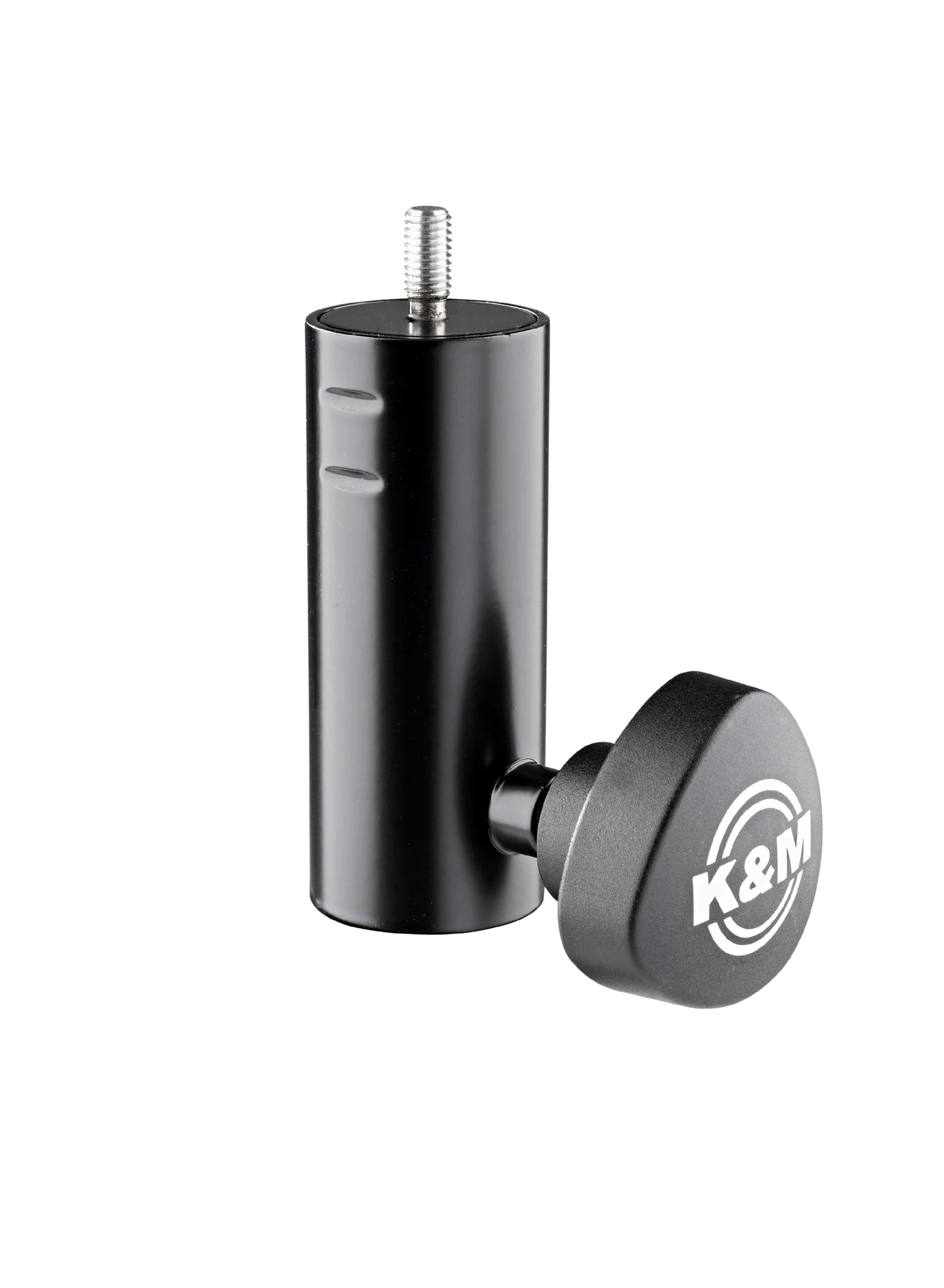 K&M Reducer Flange M8 x 18mm Black Hardware K&M reducer flange M8 x 18mm black metal hardware component front view