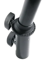 K&M speaker tilt connector black metal construction with adjustment mechanism and mounting hardware