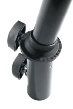 K&M speaker tilt connector black metal construction with adjustment mechanism and mounting hardware