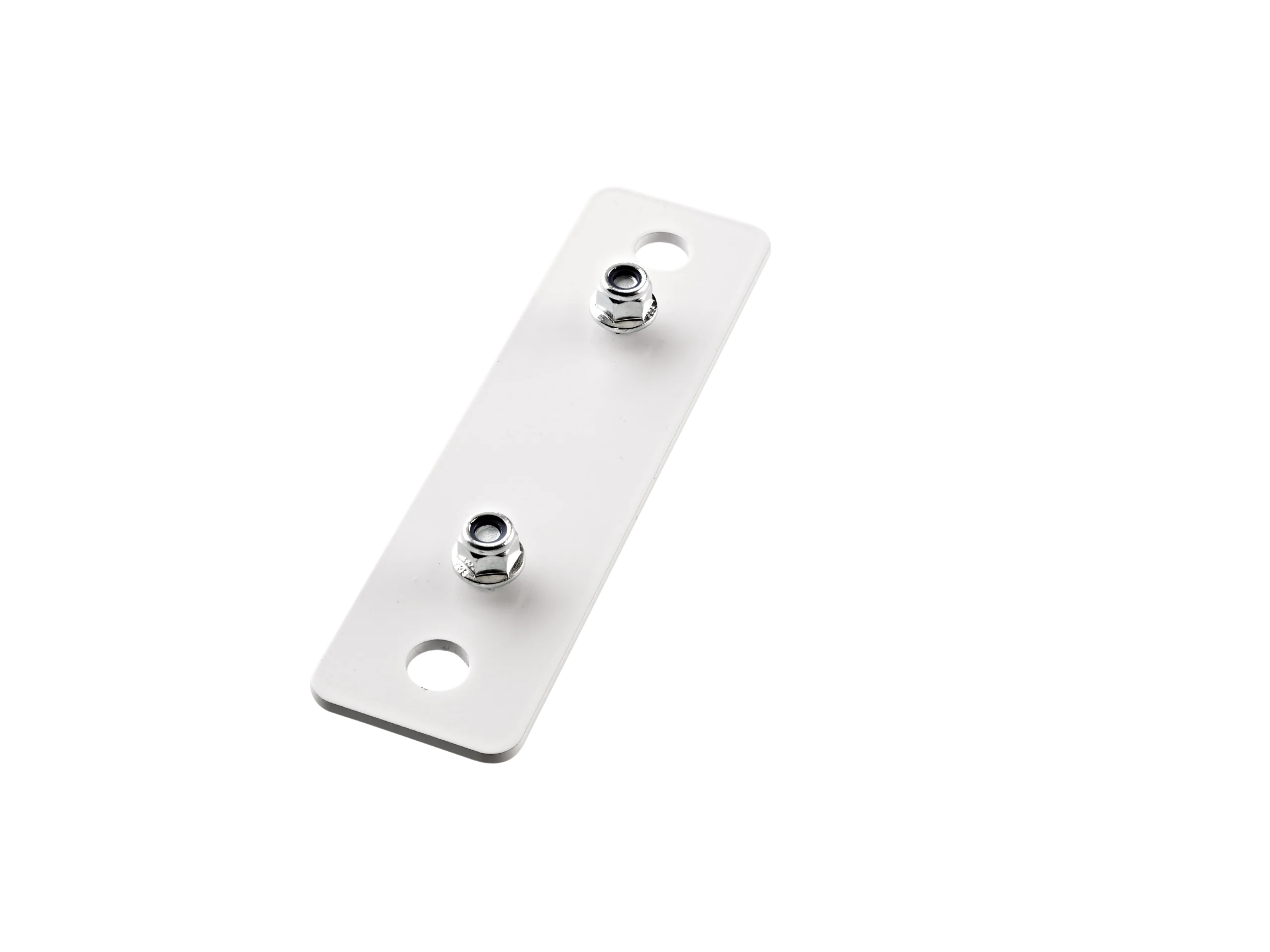 K&M Speaker Wall Mount Adapter Plate 5 White K&M speaker wall mount adapter plate 5 in white finish, front view showing mounting surface