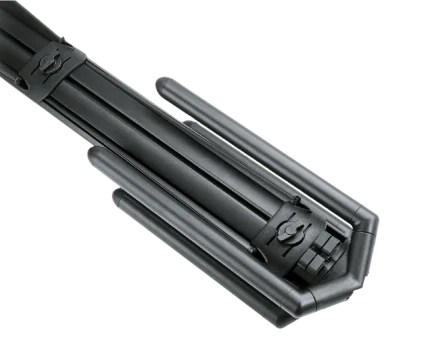 K&M Spider Pro black anodized keyboard stand dimensional specifications and measurements diagram